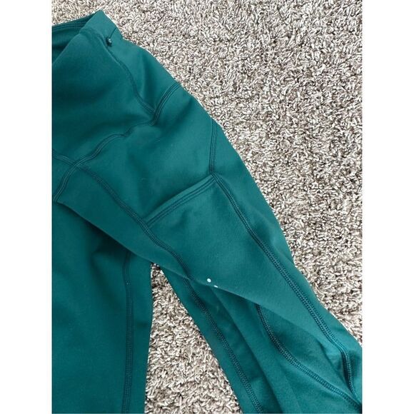 Sweaty Betty Therma Running Leggings 7/8 High Rise Pockets Dark Green Size XXS - Picture 10 of 10